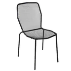 image of BFM Seating DV454BL Avalon Stacking Side Chair, Micro Mesh Back & Seat
