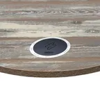 image of BFM Seating FH30R-FPC1 30" Round Laminate Relic Table Top