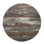 image of BFM Seating FH36R 36" Round Laminate Relic Table Top