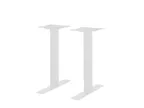 image of BFM Seating LP-0024SQWH Metal Uptown Table Base Set