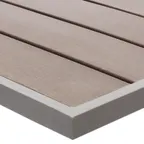 image of BFM Seating PH3051GRTK-SGU Seaside Table Top, 30" X 51", Rectangular