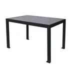 image of BFM Seating PH4L3248PRBL Dining Height Indoor Surf Inlay Table