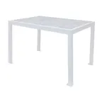 image of BFM Seating PH4L3248PRWH Dining Height Indoor Surf Inlay Table