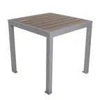 image of BFM Seating PH4L3535GRSG 35" X 35" Dining Height Outdoor Table