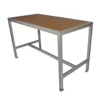image of BFM Seating PH4L3571TKSVT 35" X 71" Bar Height Outdoor Table