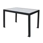 image of BFM Seating PH4L3672CRSG Dining Height Indoor Surf Inlay Table