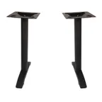 image of BFM Seating PHTB0022BL Metal Bali Table Base Set