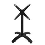 image of BFM Seating PHTB2626BLF Metal Bali Folding Table Base