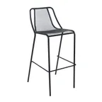 image of BFM Seating SU1600BBL Kingston Barstool with Steel Micro Mesh Back & Seat, Black