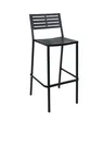 image of BFM Seating SU2810BBL Daytona Stacking Barstool, Armless
