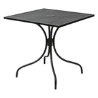 image of BFM Seating SU3030BL-D 30" X 30" Dining Height Outdoor Table