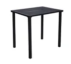 image of BFM Seating SUD2432BL 24" X 32" Dining Height Outdoor Table