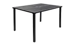 image of BFM Seating SUD3248BLU 32" X 48" Dining Height Outdoor Table