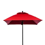 image of BFM Seating U7.5SQF Market Umbrella, 7-1/2 Ft., Square Top, 4 Panels