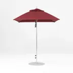 image of BFM Seating U7.5SQFC Market Umbrella, 7-1/2 Ft., Square Top, 4 Panels