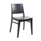 image of BFM Seating ZWC305DW GR3 Indoor Dover Side Chair with Upholstered Seat