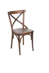 image of BFM Seating ZWC88-CS GR4 Indoor Sofia Side Chair with Wood Back and Upholstered Seat