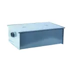 image of Dormont WD-20-L Watts Low Profile Grease Interceptor, 3" Inlet/Outlet - 40 lbs Capacity / 20 GPM