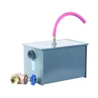 image of Dormont WD-25-A Watts Grease Interceptor, Semi-Automatic Draw-Off - 3" FPT / 50 lbs Cap. - 25 GPM