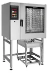 image of Giorik-US SNTG102FW Full Size 10 Pan Gas Combi Oven w/ Touch Control, Boilerless, 120V