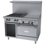 image of Garland US Range G48-4G24CS Gas 48" Restaurant Range