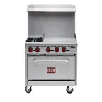 image of Iron Range IR-2B24G Gas 36" Restaurant Range