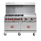 image of Iron Range IR-6B24G Gas 60" Restaurant Range