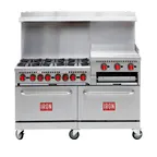image of Iron Range IR-6B24RG Gas 60" Restaurant Range