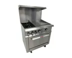 image of IKON IR-2B-24MG-36 LP Gas 36" Restaurant Range