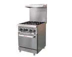 image of IKON IR-4-24CO LP Gas 24" Restaurant Range