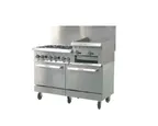 image of IKON IR-6B-24RG-60 LP 60" Gas Restaurant Range