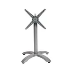 image of BFM Seating PHTB2626SVF Metal Bali Folding Table Base