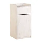 image of BFM Seating TE4622AW Trash Enclosure, 20-1/2" W X 22" D X 46" H Overall