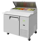 image of RefrigerationX XPR-44-N 1-Door Pizza Prep Table Refrigerated Counter, 14 cu. ft.