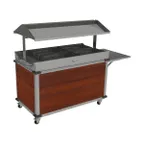 image of Cadco CBC-GG-B4 MobileServ® Standard Grab & Go Merchandising Cart, (4) Pan Holders