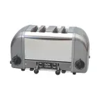 image of Cadco CBF-4M Commercial Buffet Pop-Up Toaster  w/ (4) 1" Slots, (2) Manual Timer Controls, 120V