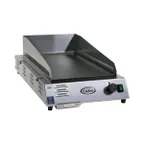 image of Cadco CG-5FB 16" Countertop Electric Griddle, 14" x 24" Non-Stick Surface, Thermostatic, 120V