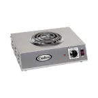 image of Cadco CSR-1T 14" Electric Countertop Hotplate w/ 6" Burner, Infinite Controls, 1.1 kW, 120V