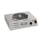 image of Cadco CSR-3T(220) 14" Electric Countertop Hotplate w/ 8" Burner, Infinite Controls, 1.5 kW, 220V