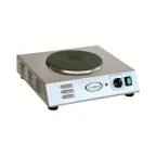 image of Cadco LKR-220 15" Electric Countertop Hotplate w/ 9" Solid Cast Iron Burner,2.0 kW, 220V