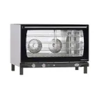 image of Cadco XAF-193 Full Size Countertop Electric Convection Oven w/ 4 Shelf, Manual Controls, 208/240V