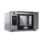 image of Cadco XAFT-03HS-LD Half Size Electric Countertop Convection Oven, 3 Shelf, LED Digital, 208/240V