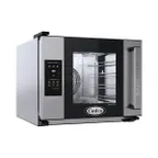image of Cadco XAFT-04HS-TR Half Size Electric Countertop Convection Oven, 4 Shelf, Side Opening  Door, 208/240V