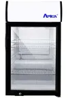 image of Atosa USA CTD-3S Merchandiser Refrigerator, 18-1/8"W x 18-1/2"D x 33"H, 2.4 cu ft, Black Exterior