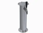 image of Krowne KF-1S Draft Beer Tower, 17" High Countertop, Stainless Steel, 1-Column, 1-3 Tap