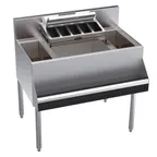 image of Krowne KR24-MS34C-7 Bottle Well Bin Underbar Ice Bin/Cocktail Station