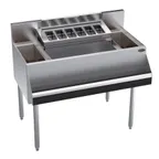 image of Krowne KR24-MS40C Bottle Well Bin Underbar Ice Bin/Cocktail Station