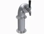 image of Krowne KSH-1S Draft Beer Tower, Countertop 1‑Column Steel, Glycol‑Cooled, Faucet (Tap Not Included)