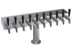 image of Krowne KTH-10S Draft Beer Tower, 30" Countertop, 10‑Faucet Glycol‑Cooled, Steel Finish, 7‑12 Tap