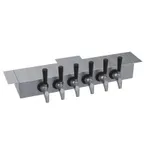 image of Krowne KUC-6S Underbar Beer Tower, 24" Glycol Cooled, Stainless Steel Finish, 4-6 Taps, No Handles